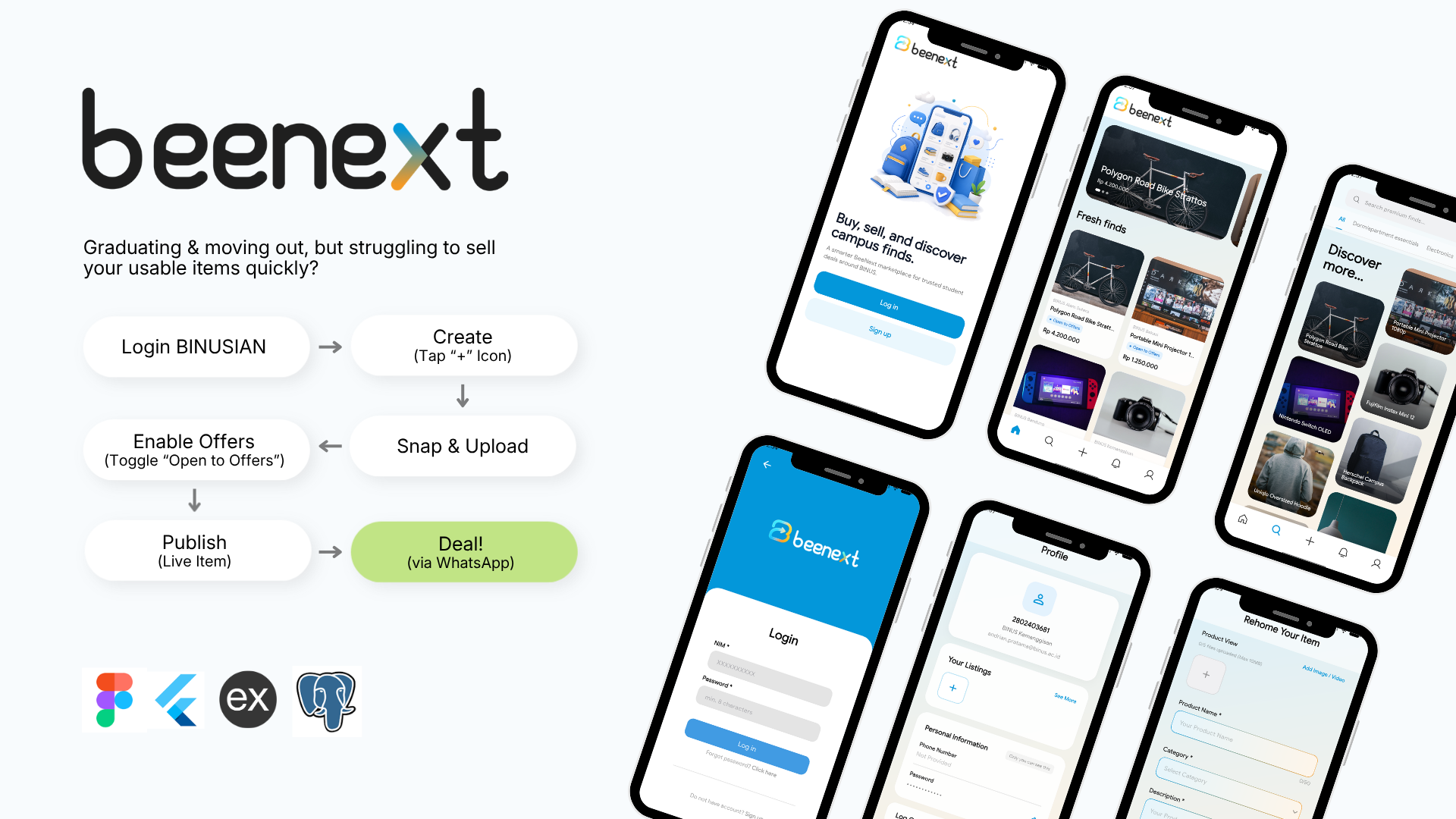 BeeNext project interface preview